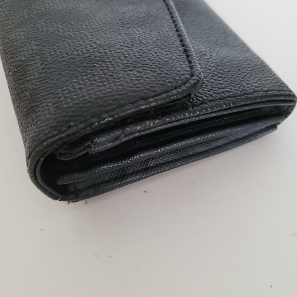 MICHAEL KORS MK Carryall Black Saffiano Leather Envelope Wallet Signature - Picture 9 of 11